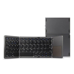 Wireless Foldable Bluetooth Keyboard with TouchPad - WatchExtra